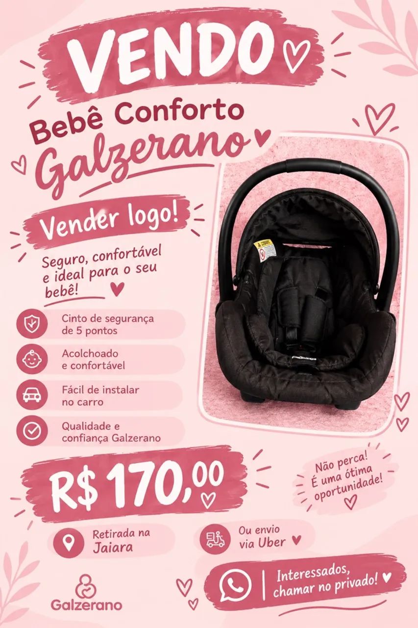 Bebê conforto Galzerano 