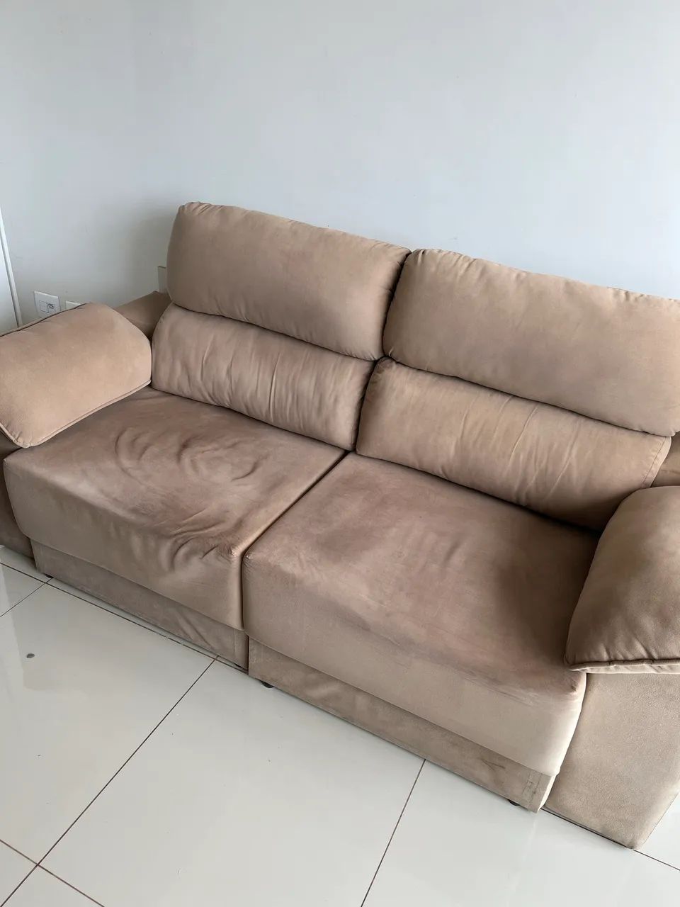 Sofá retrátil 2 M Usado 2 lugares 