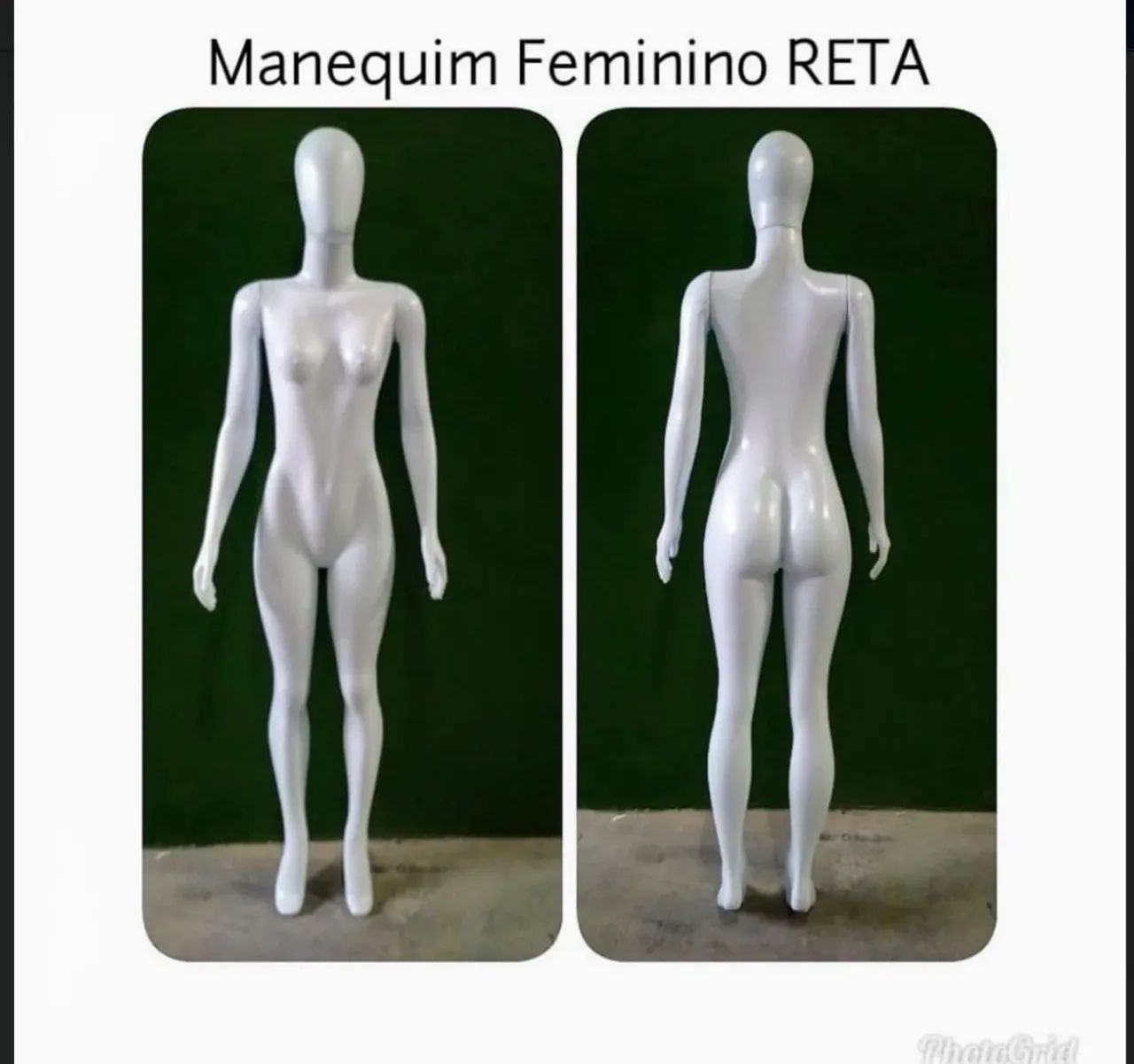 Manequim feminino reta 