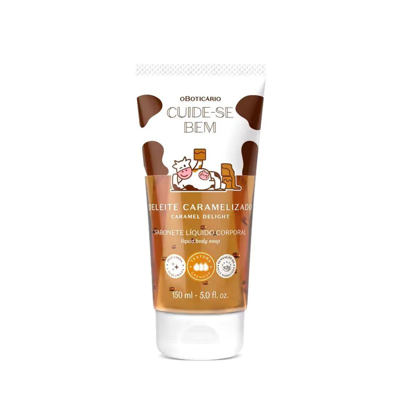 SABONETE LÍQUIDO DELEITE CARAMELIZADO 150ML