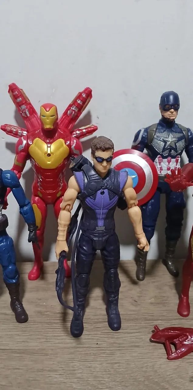 Bonecos vingadores marvel bootlegs lote - Foto 3