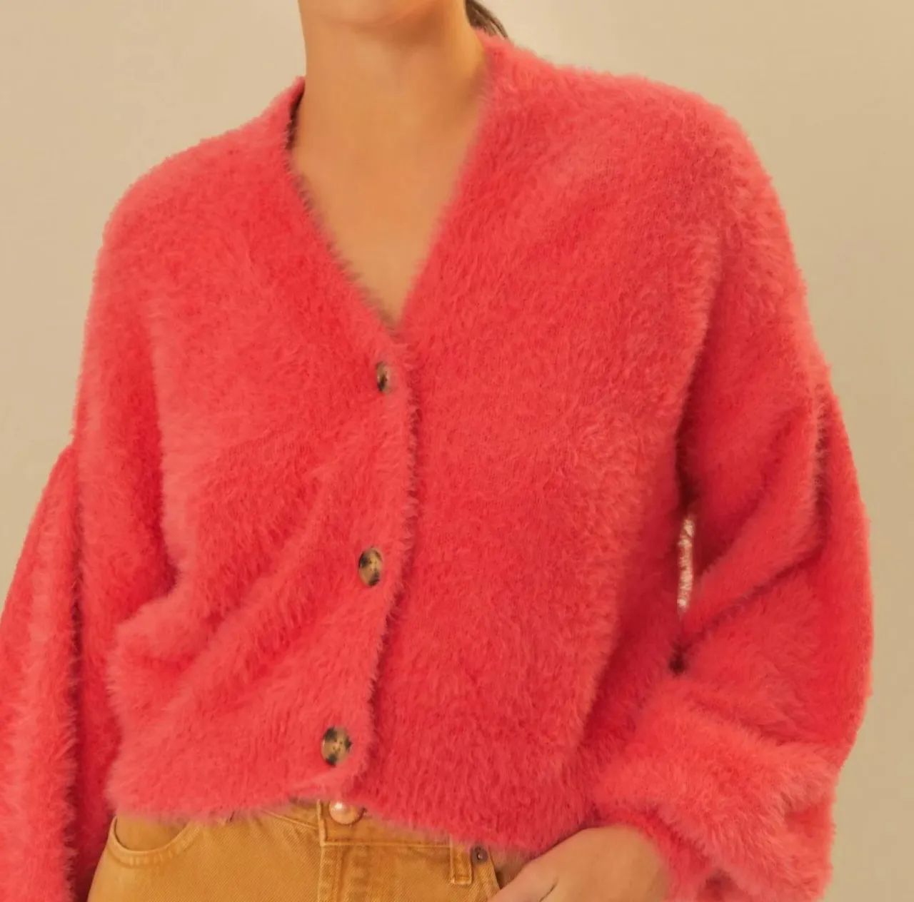 Cardigan de lã FARM