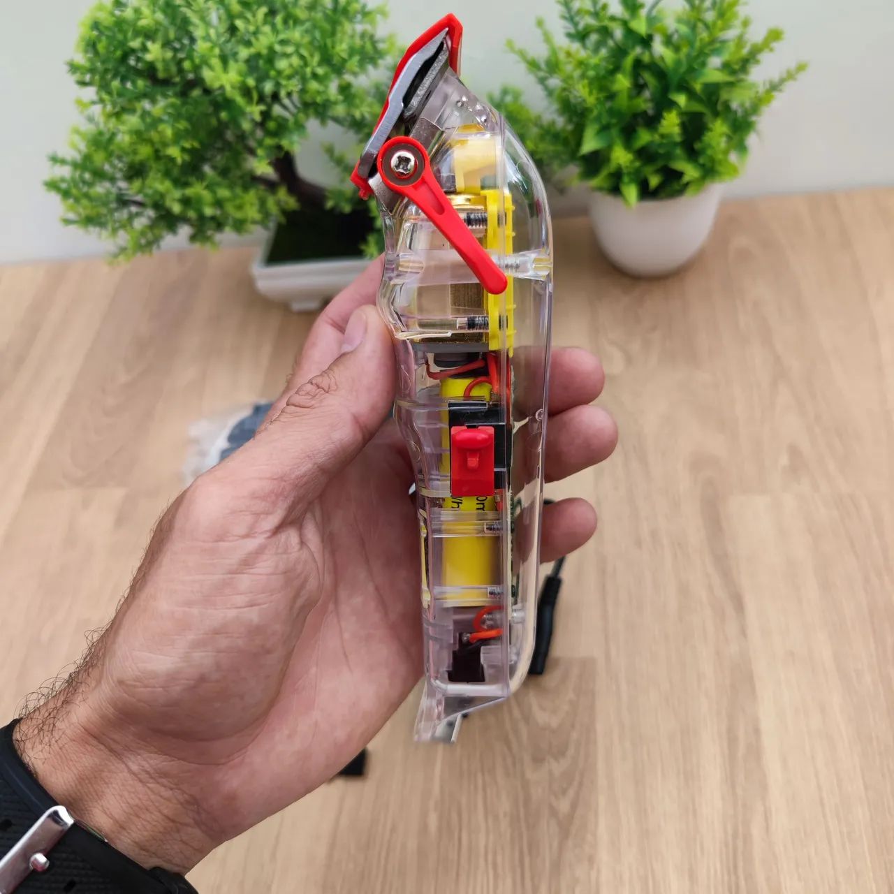 Máquina De Cortar Cabelo Profissional Wmark sem fio - Foto 5