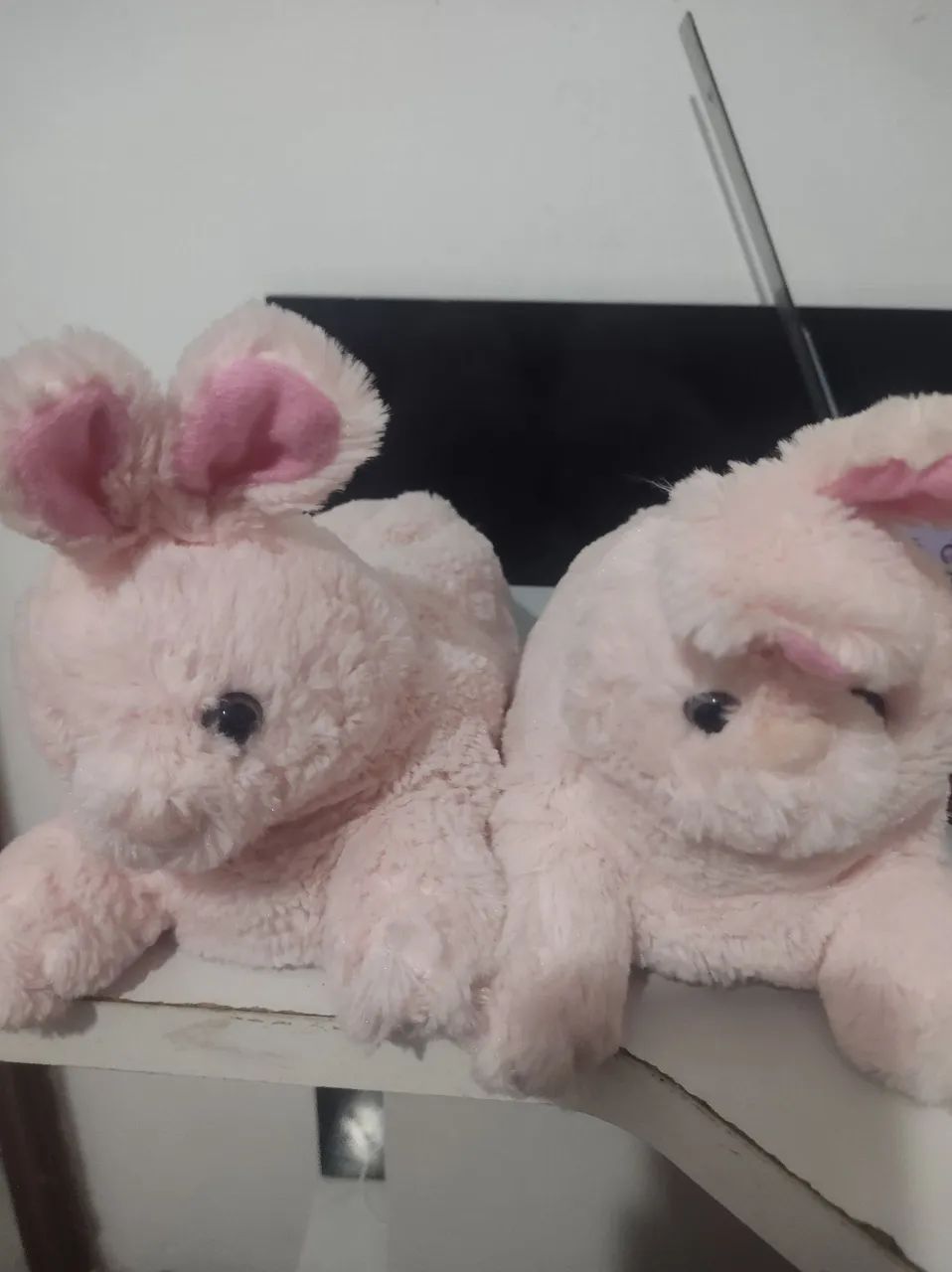 Pantufas Coelho Rosa