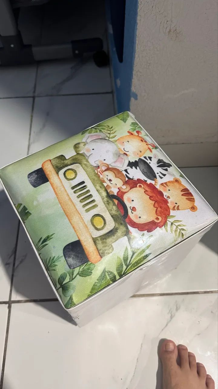 Mesa Cadeira e Puff de bebê  - Foto 4