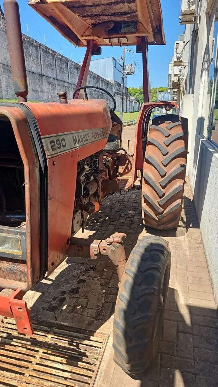 Trator masseira Ferguson 290 leve 