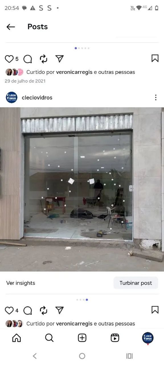 Porta de vidro completa com instalação  - Foto 3