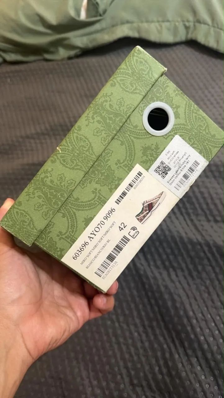 Tênis Gucci 41/42 original com nota  - Foto 3