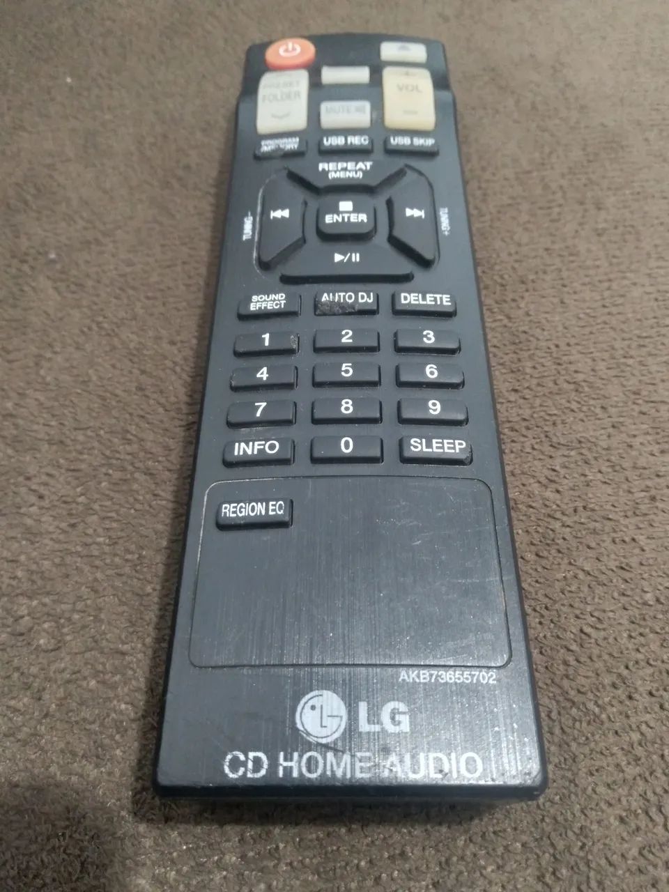 Controle mini system LG original funcionando perfeitamente 