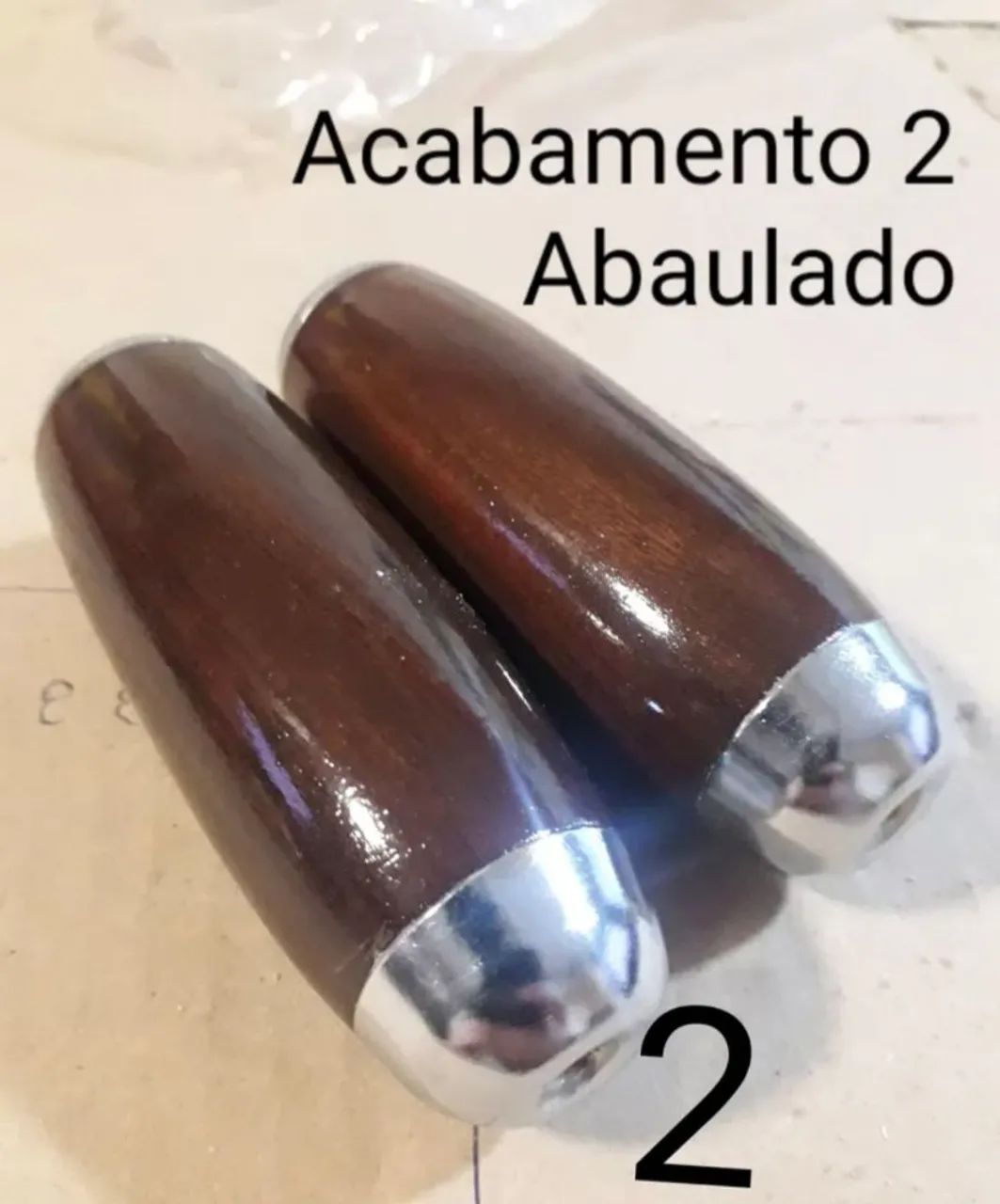 Punhos em madeira para Bicicletas Antigas  - Foto 2