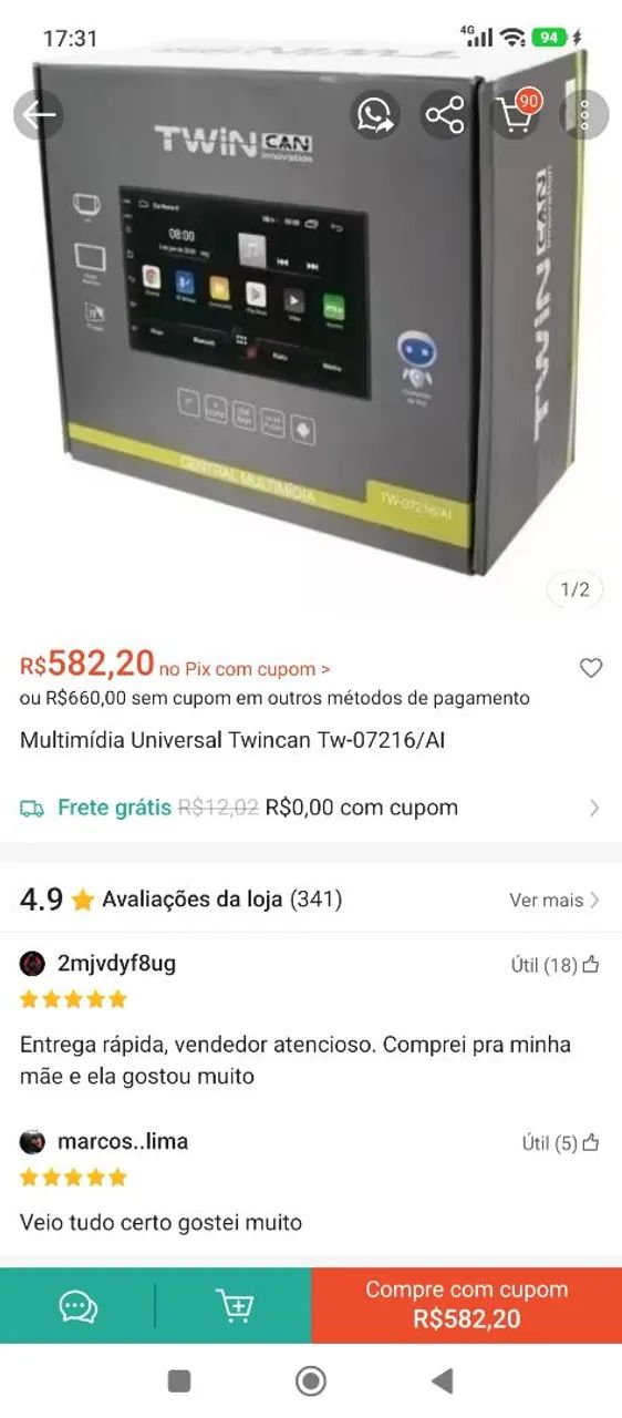 Multim ídia e auto falantes  - Foto 2