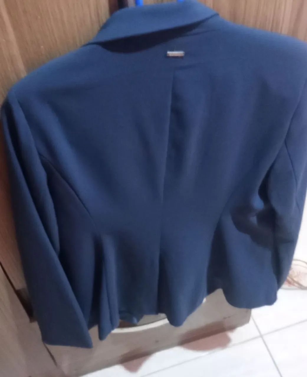 Blazer feminino azul escuro  - Foto 2