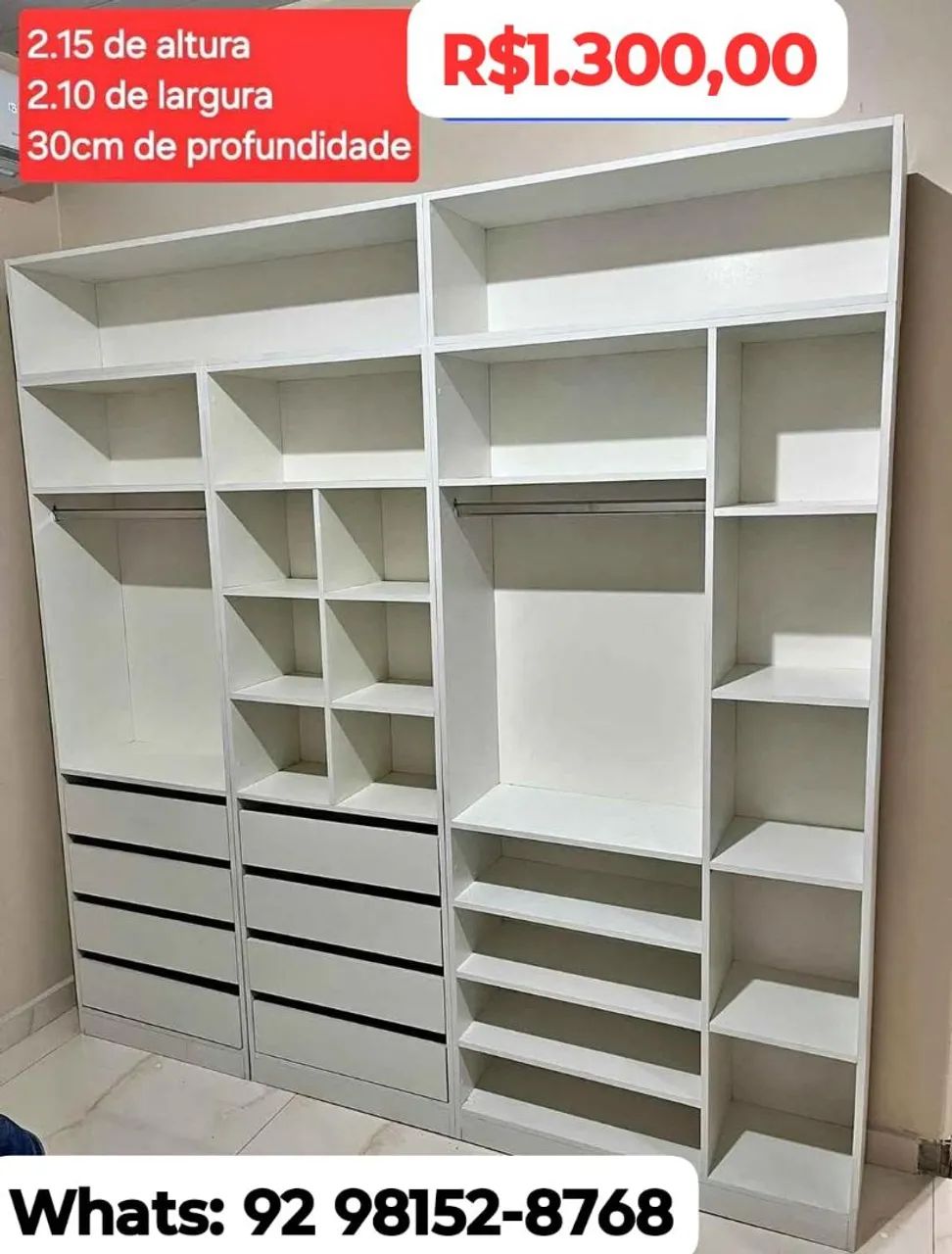 Closet Modelos Variados e Modernos  - Foto 5
