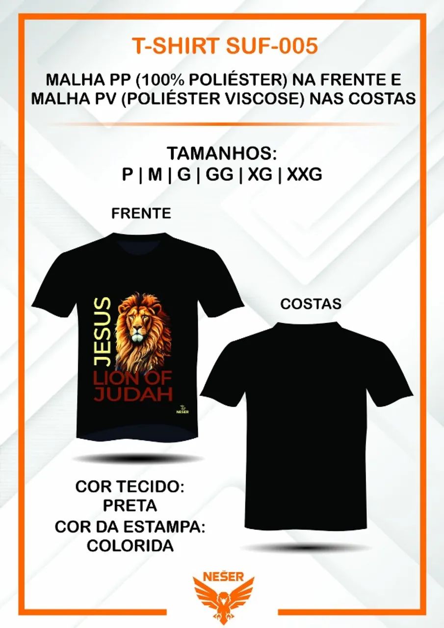 CAMISA EVANGÉLICA CRISTÃ