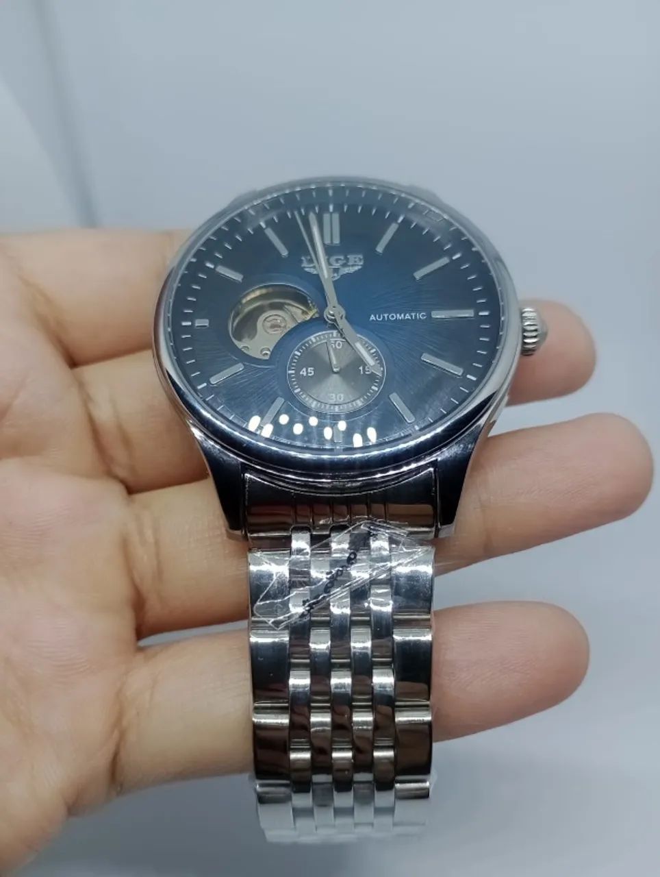 Relógio Masculino LIGE Automático - Sofisticação e Precisão Mecânica - Foto 2