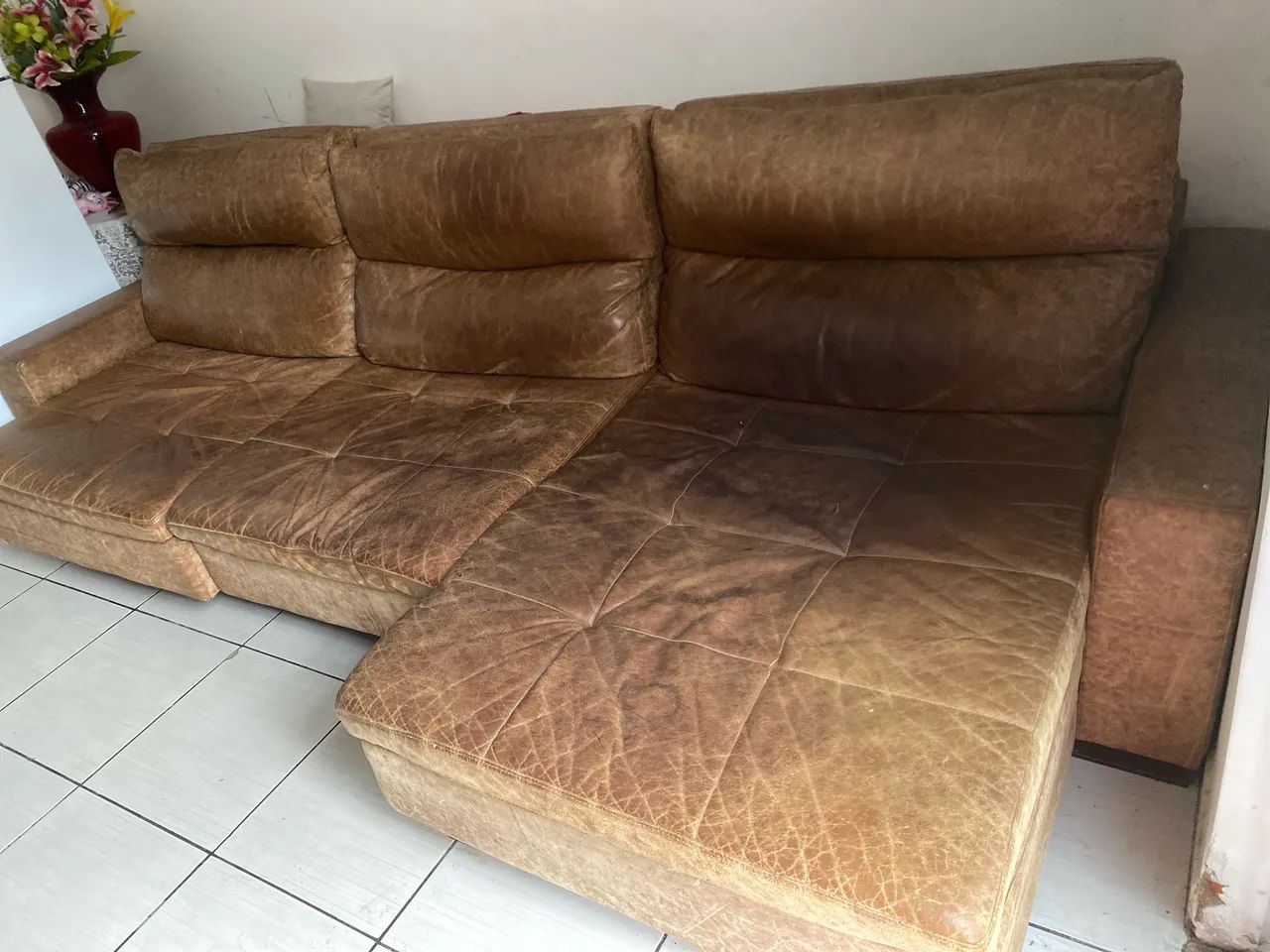 Sofá de couro legítimo  - Foto 5