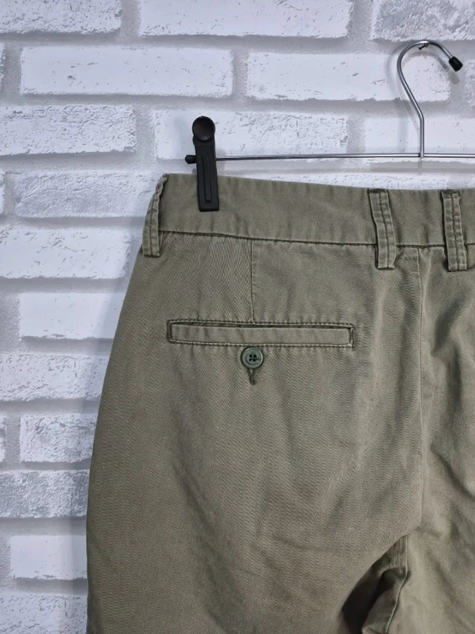 Bermuda HERING Verde Musgo, 36 - Foto 3