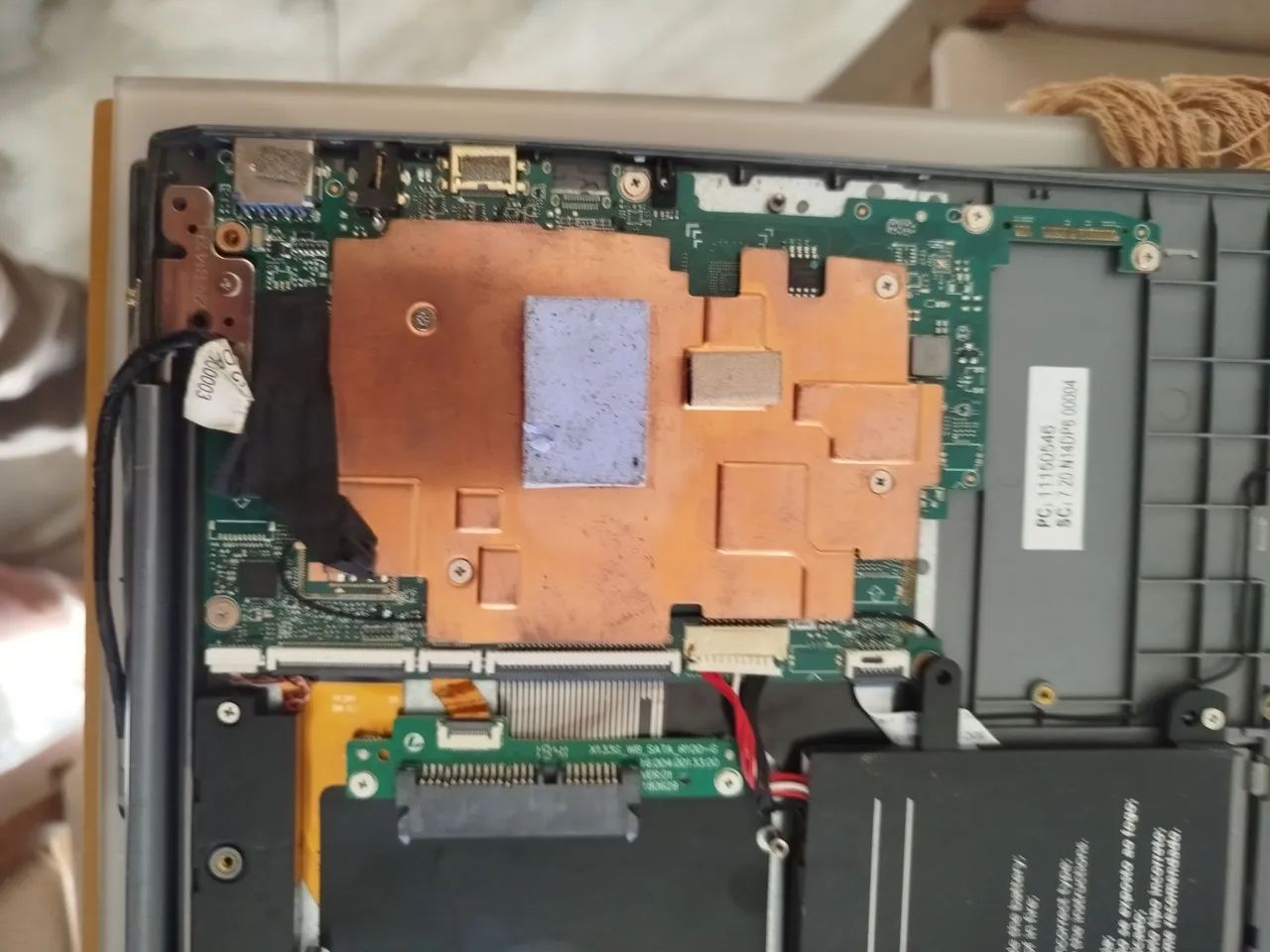 Partes e peças Positivo Motion C4500 placa bateria e carcaça  - Foto 4