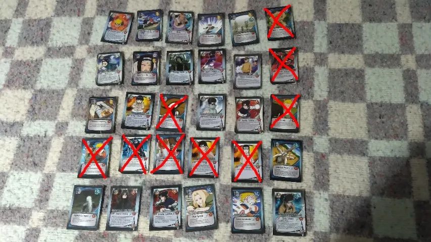 Coleção com 21 Cards do Naruto (Antigos)