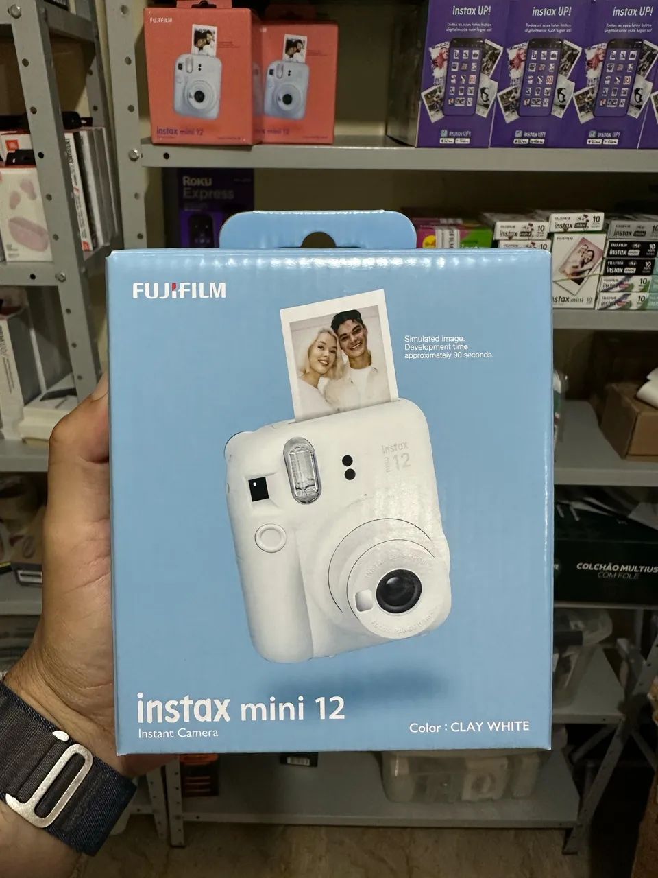 Câmera Instax Mini 12 Branca  - Foto 2