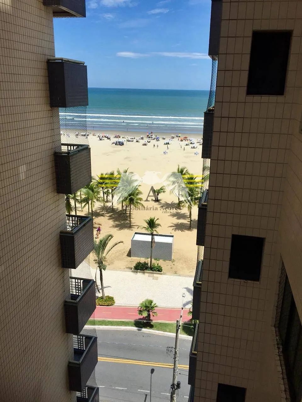 De Frente Para a Praia   Apartamento com Vista Mar, 86m² com 2 Dormitórios, 1 Vaga de Gara