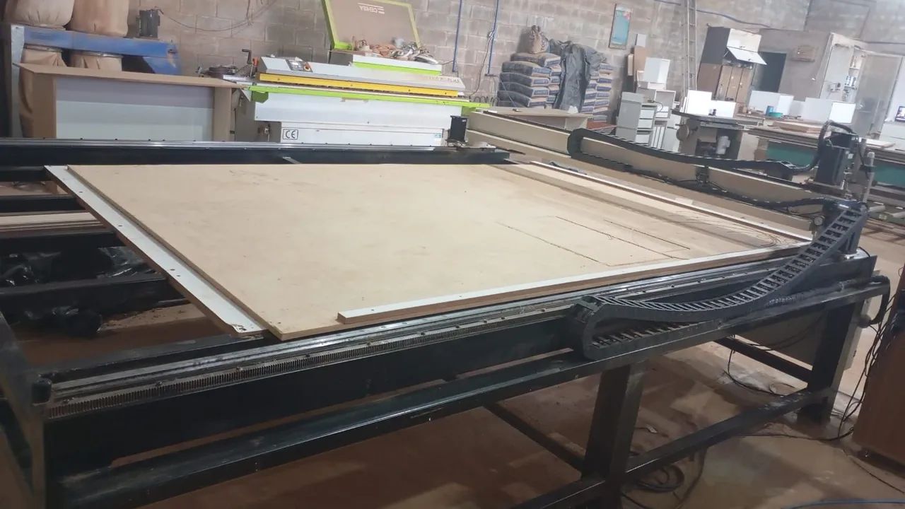Router cnc, 2 spindler, mesa 3x2 pega chapa inteira - Foto 3