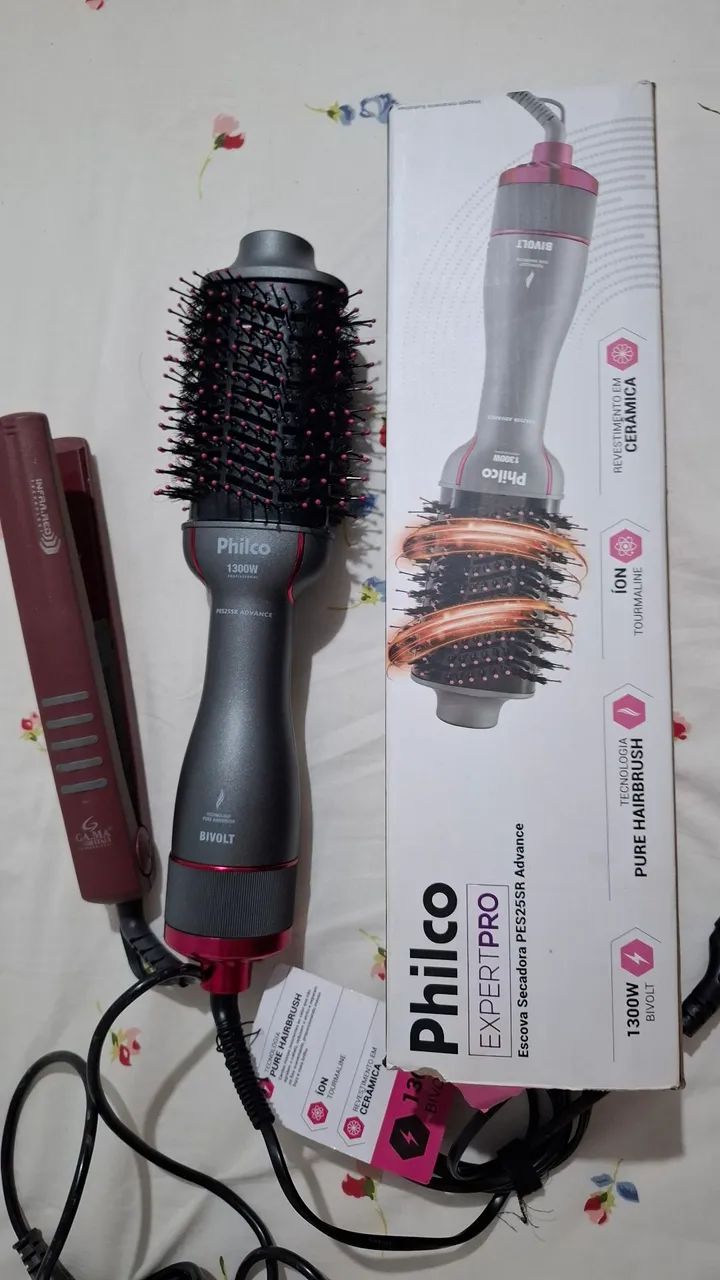 Escova secadora + chapinha - Foto 2