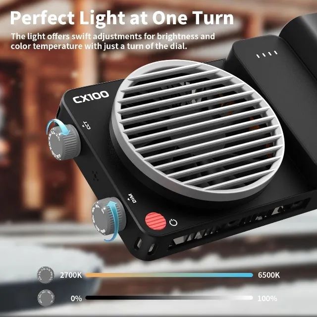 Led Cx100 Zhiyun - Acessórios para Câmeras e Filmadoras - Piedade