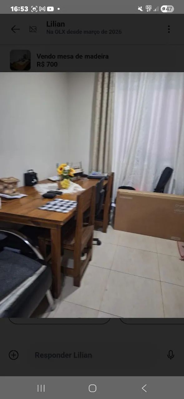 Vendo mesa de madeira macissa  - Foto 3