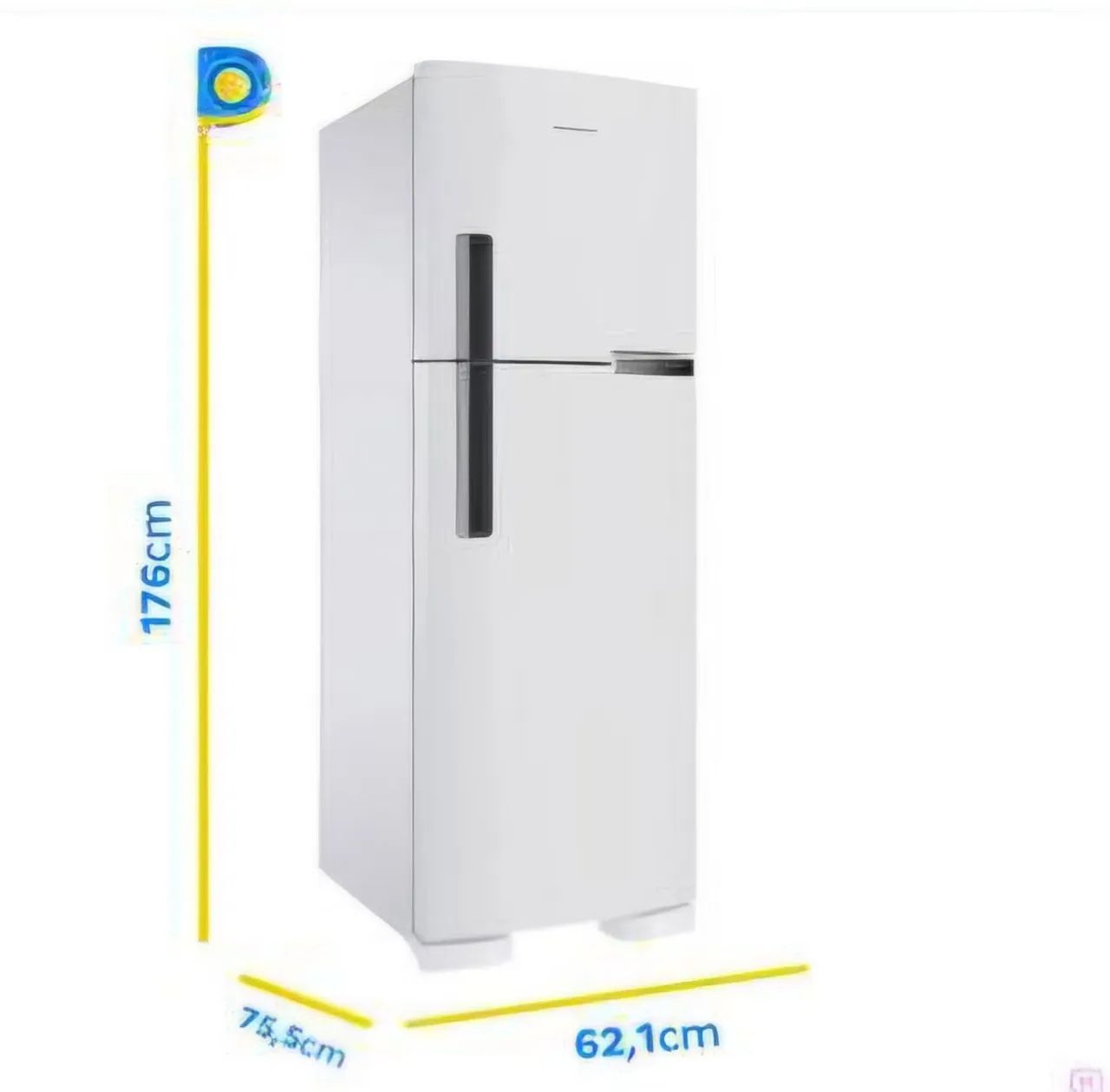 Geladeira duplex brastemp 375L - Foto 2
