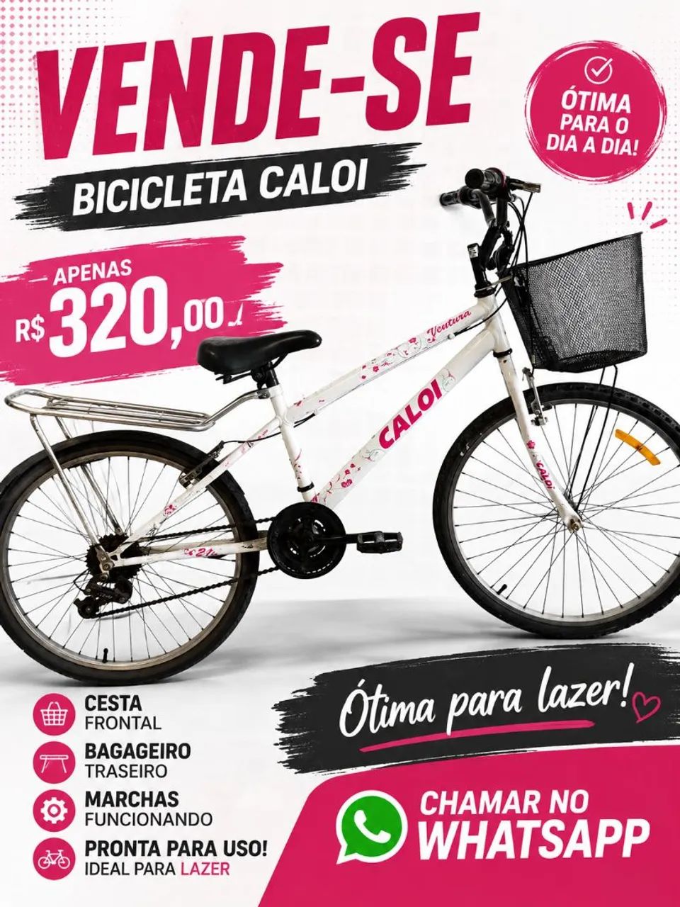 Bicicleta Caloi - Foto 2