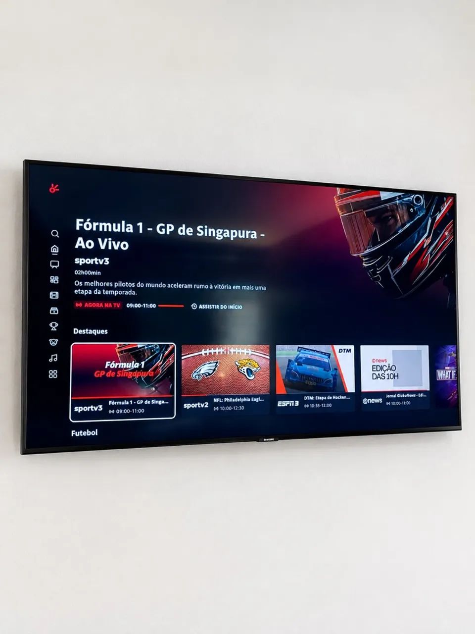 Smart tv 50 polegadas - semi nova 