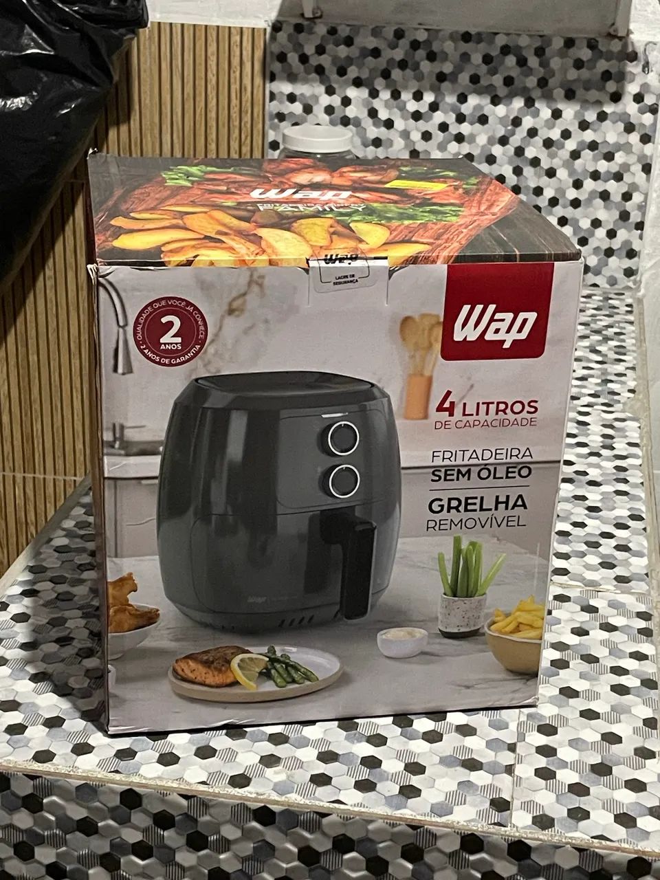 AirFryer WAP FAMILY 4L!! LACRADA!! PROMOÇÃO!! - Foto 4