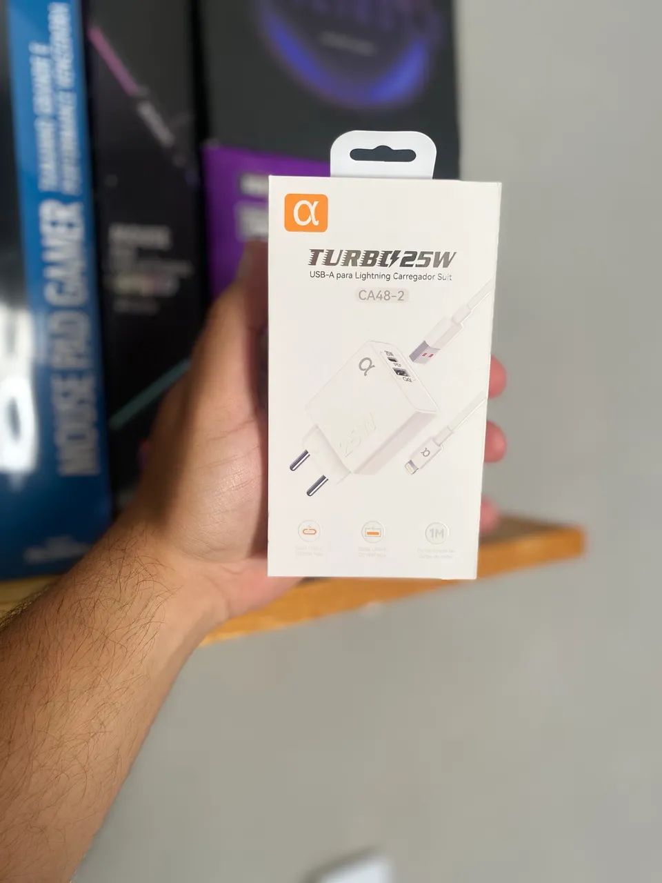 Carregador Lightning Agold 25w - Foto 2