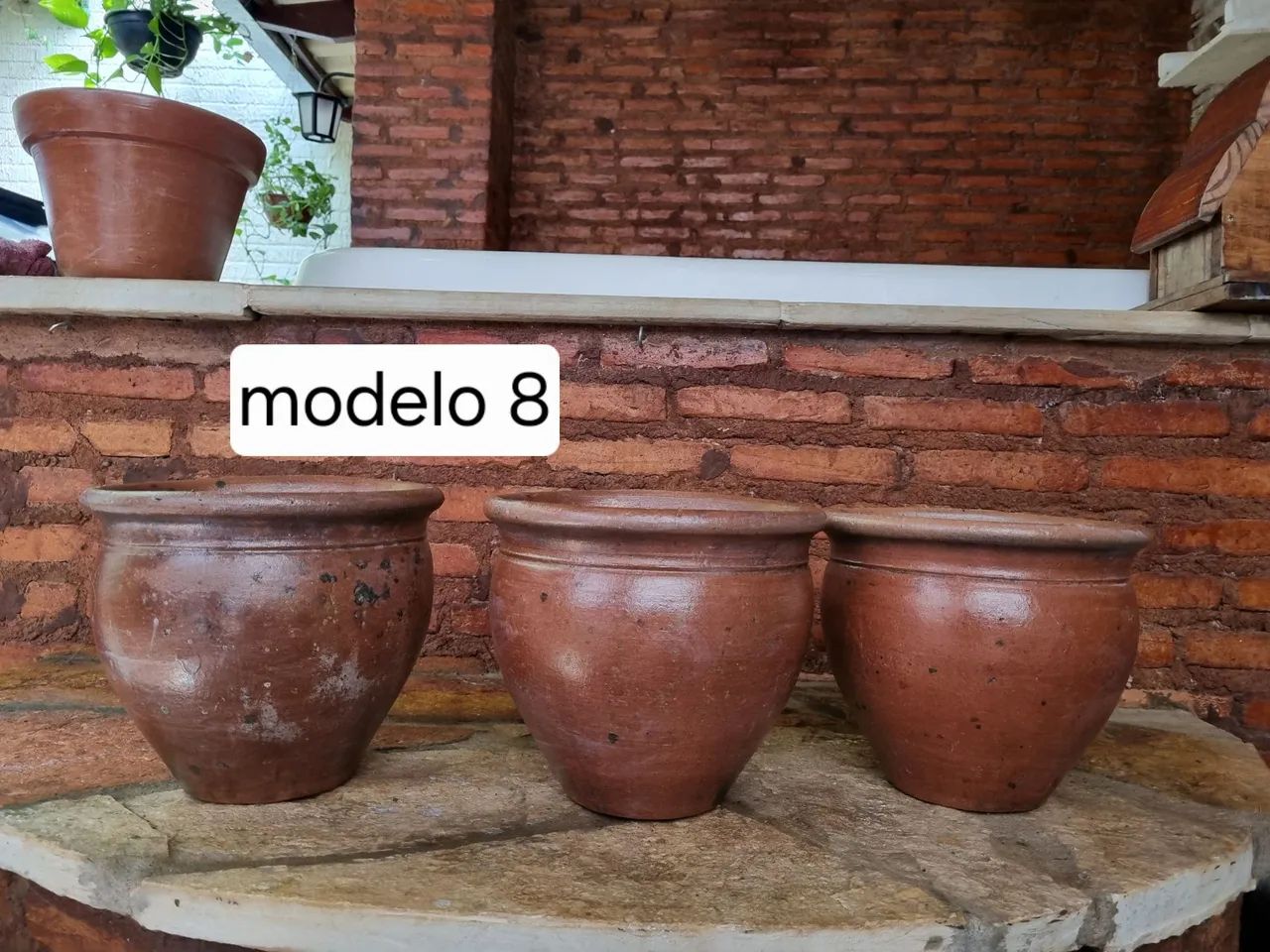 Kit vaso de parede/ chao