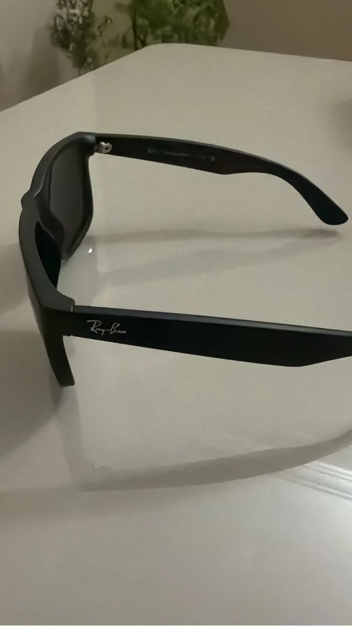 Vendo Óculos Solar Rayban Justen - Foto 2