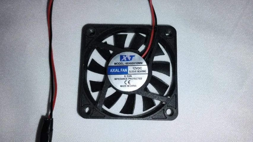 Micro Fan 12V 60mm * 60mm * 10mm Cooler Ventoinha - Foto 2