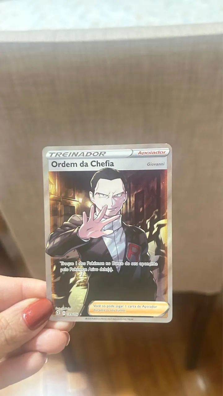 Ordem da chefia carta Pokémon  - Foto 2