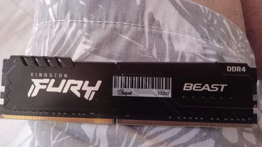 Vendo Memória Ram 8gb da kingston Fury - Foto 2