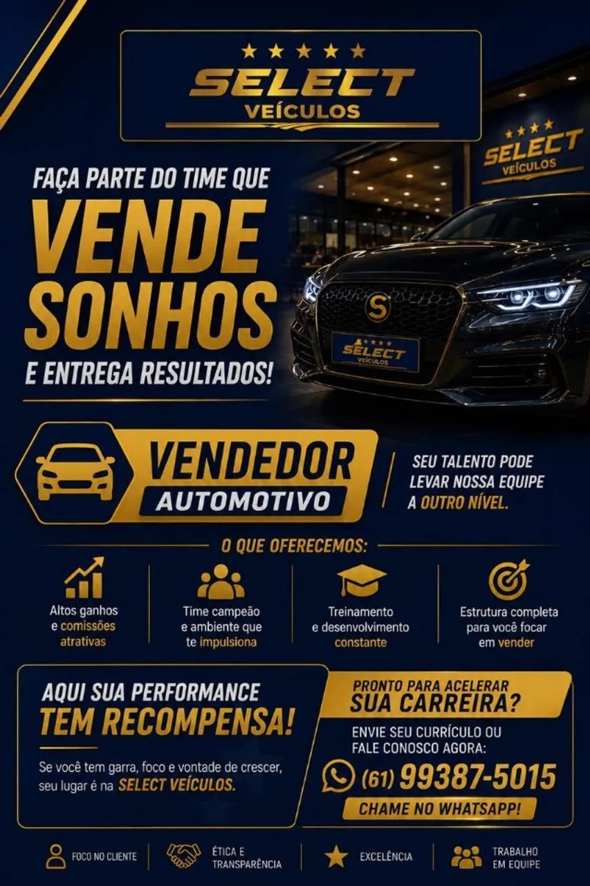 VAGA VENDEDOR AUTOMOTIVO