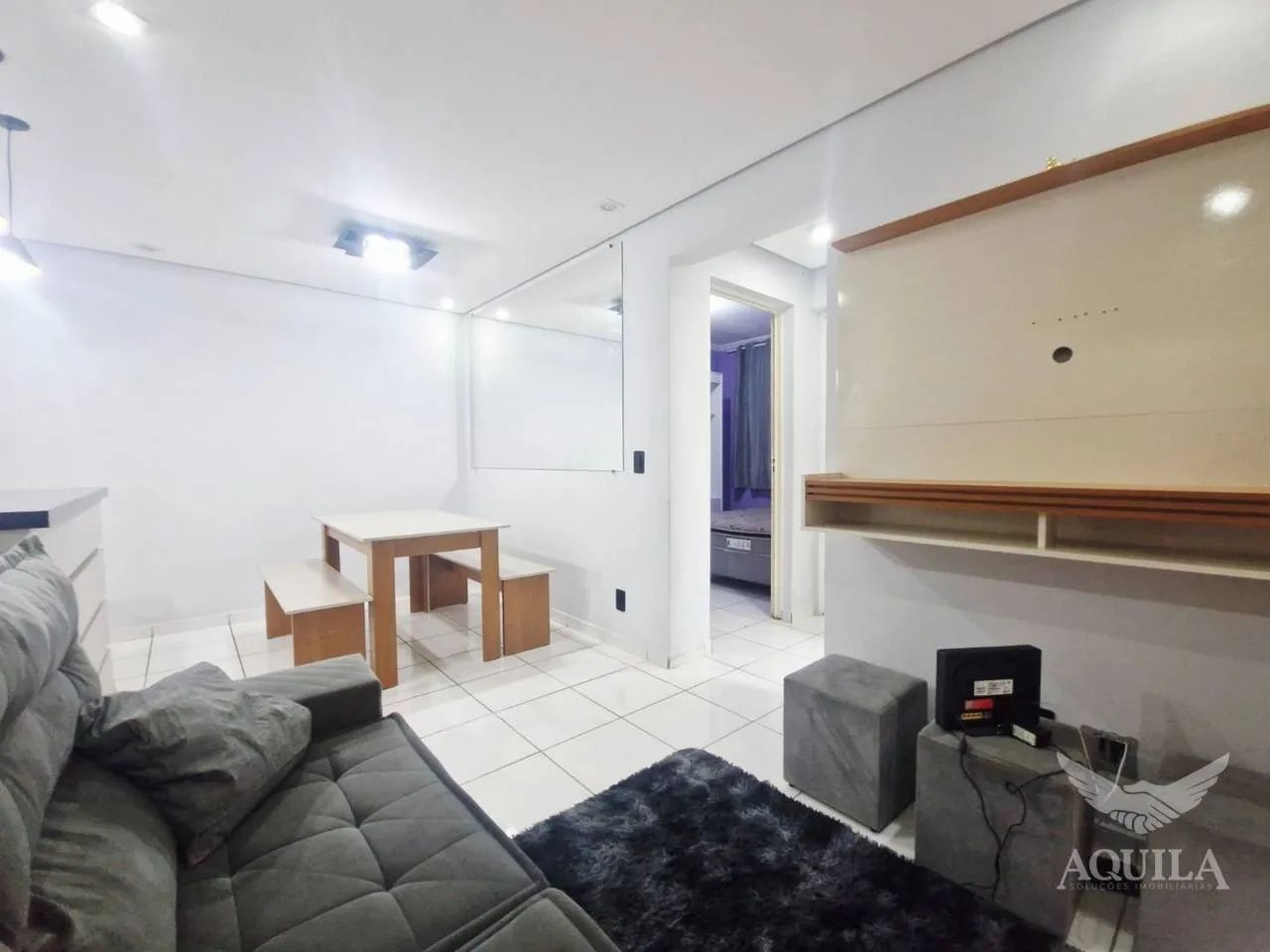 APARTAMENTO MOBILIADO NO EDIFÍCIO RESIDENCIAL PLATINUM - VILA FIORI - SOROCABA