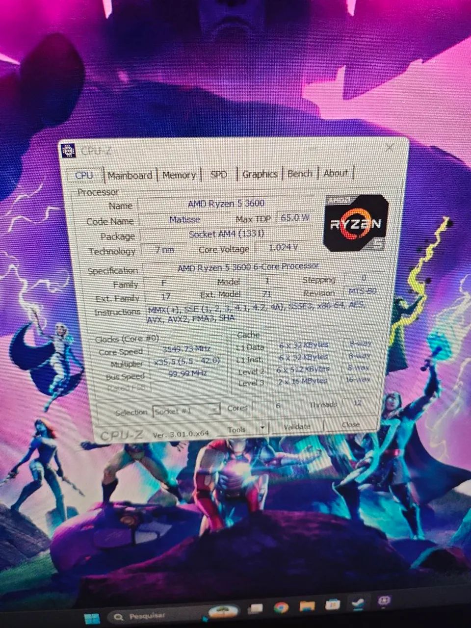 Processador Ryzen 5 3600 - Foto 3