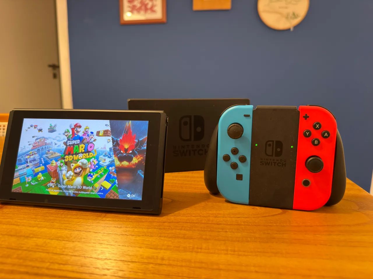 Nintendo Switch V2 + Caixa Original + Case + 32GB - Foto 4