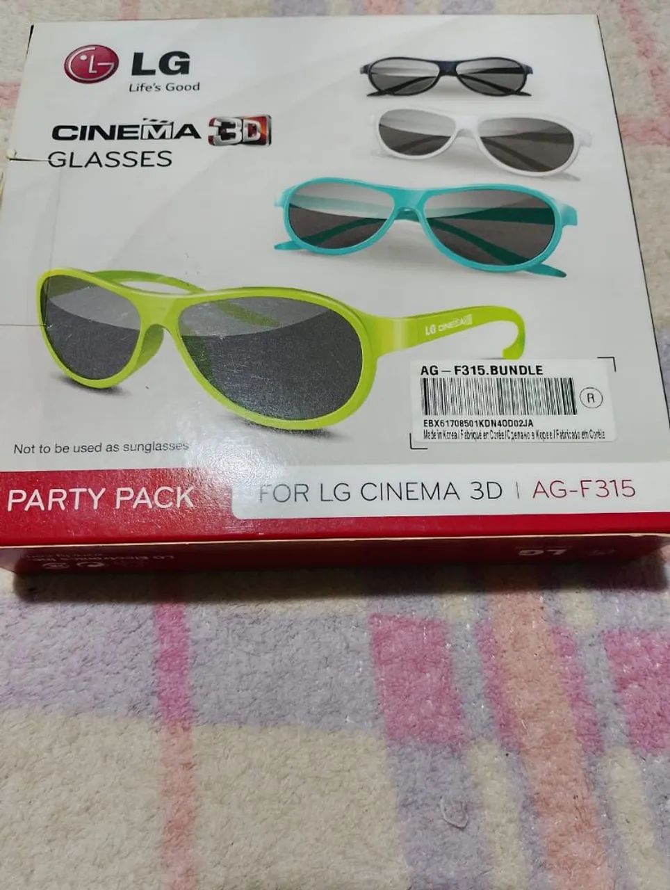 Óculos 3D LG com 4 unidades  - Foto 3