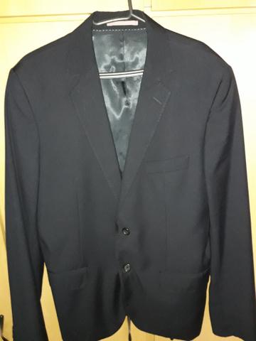 Blazer Azul Marinho escuro. tamanho 48 M. marca Makenji