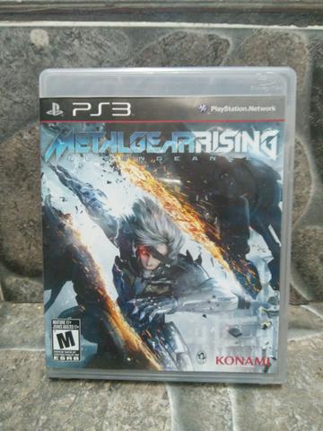 Troco Jogo Metal Gear Rising Ps3 Midia Fisica Original!