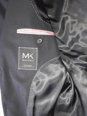 Blazer Azul Marinho escuro. tamanho 48 M. marca Makenji - Foto 4