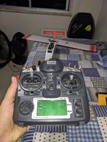 Rádio para Aeromodelo turnigy 9x completo