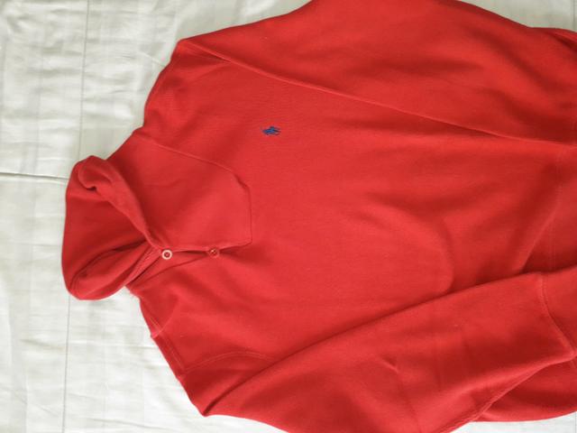 Blusa vermelha. Tamanho G. Polo Ralph Lauren. gola estilosa - Foto 3