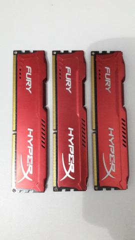 Memória RAM 4gb ddr3 Hyperx 1600mhz
